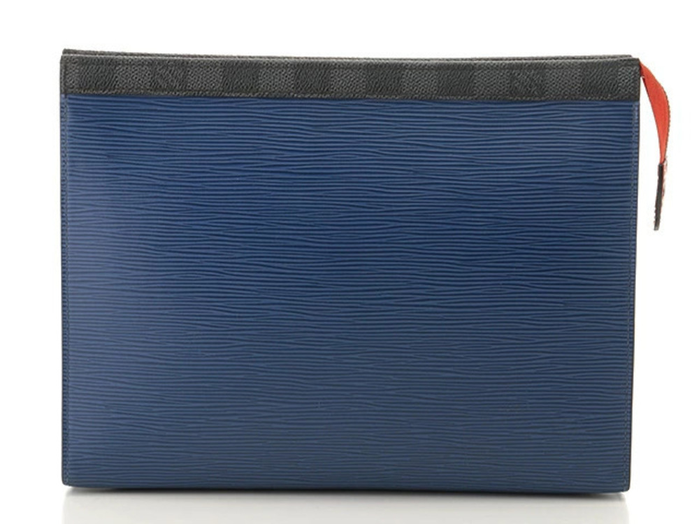 LOUIS VUITTON Bag Shoulder Pochette Voyage Epi Graphite Black